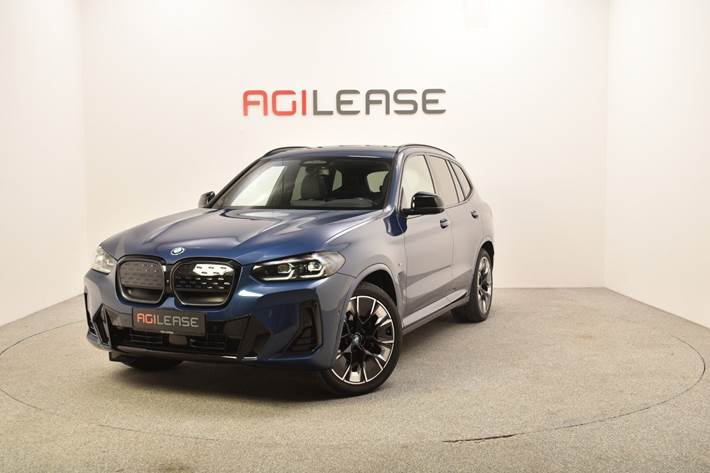 Blå BMW iX3 fra 2022