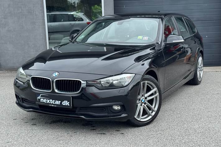 Sort BMW 320d fra 2017