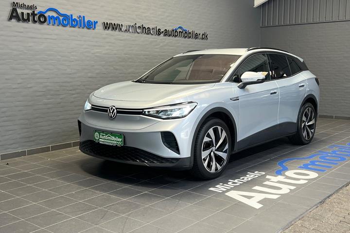 Sølv VW ID.4 fra 2022 set udefra