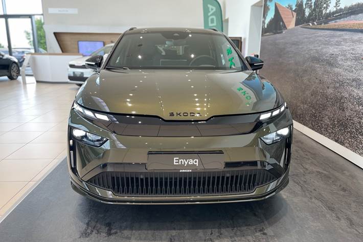 Grøn Skoda Enyaq fra 2026