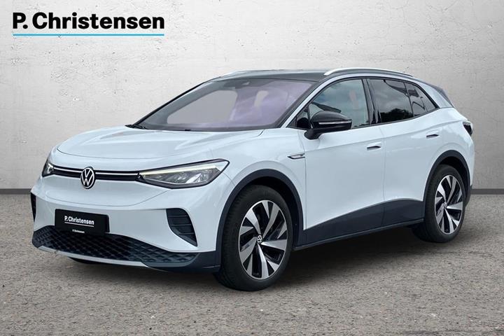 Hvid VW ID.4 fra 2021 set udefra