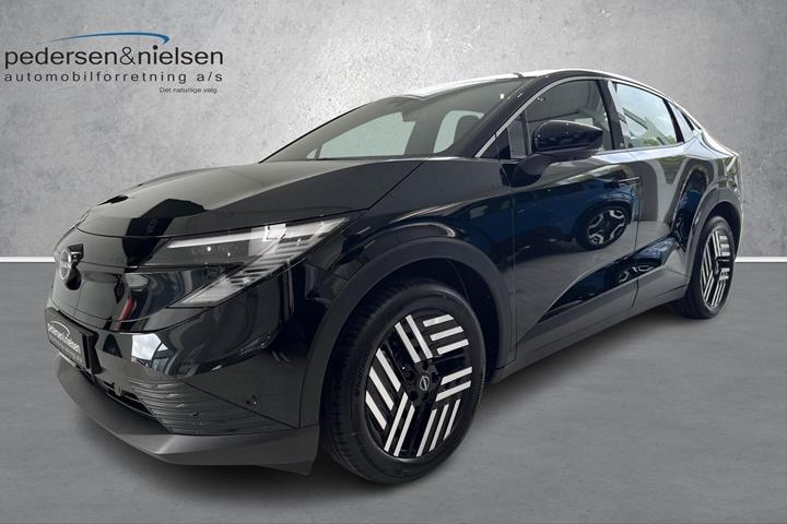 Sort Nissan Leaf fra 2026 set udefra