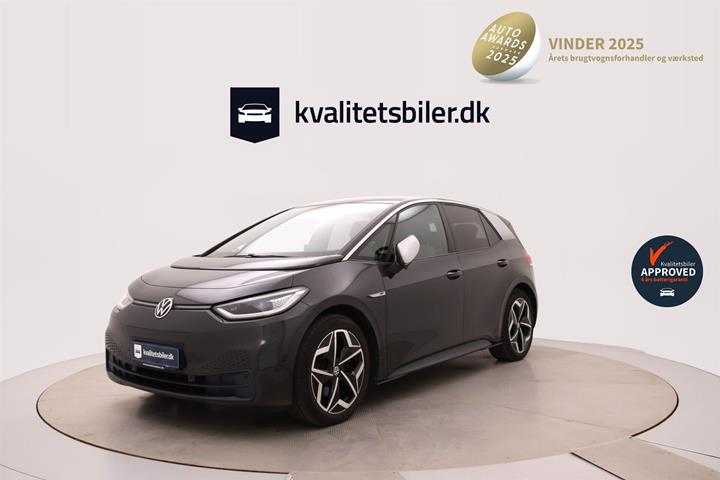 Grå VW ID.3 fra 2020 set udefra