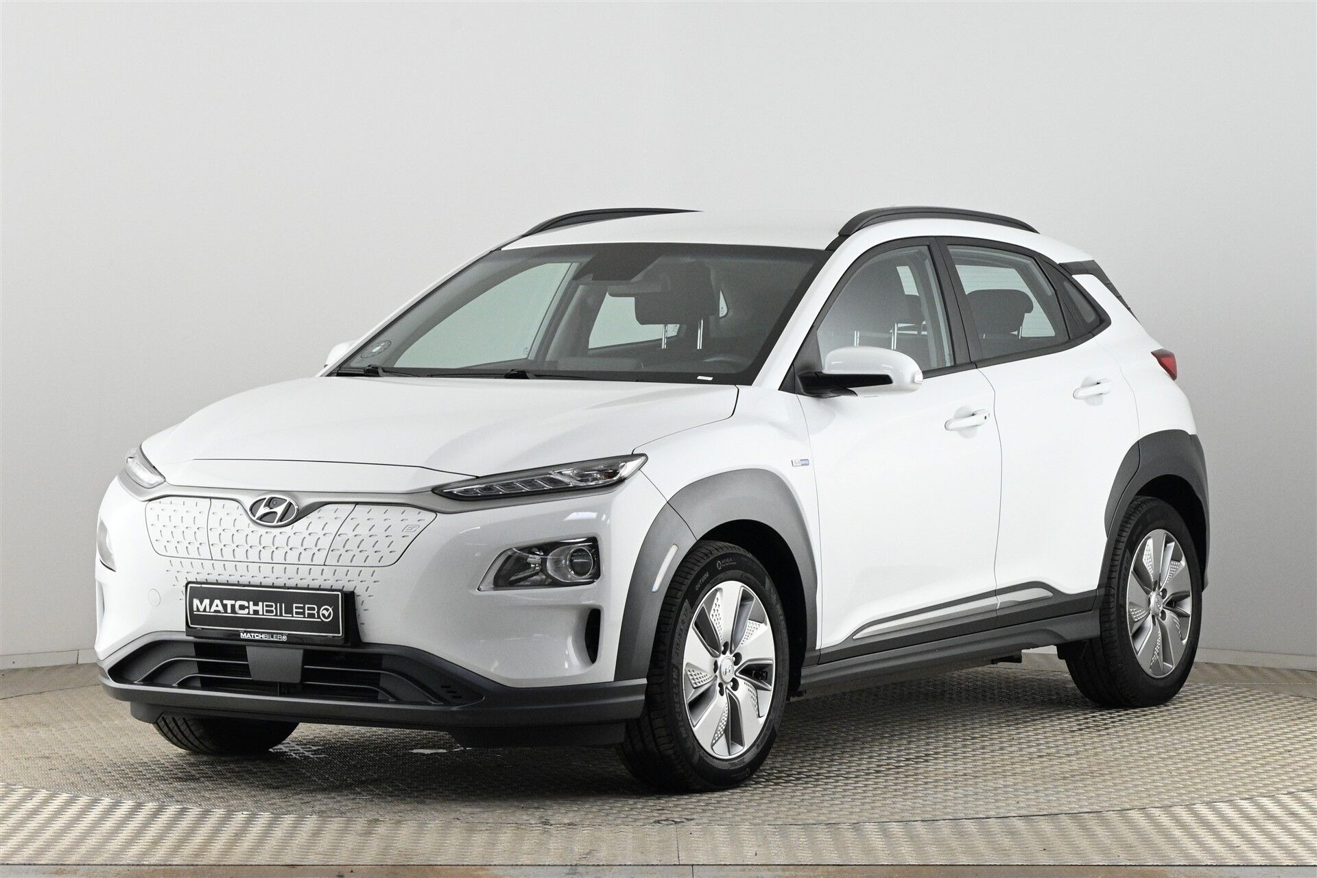 Hvid Hyundai Kona fra 2020