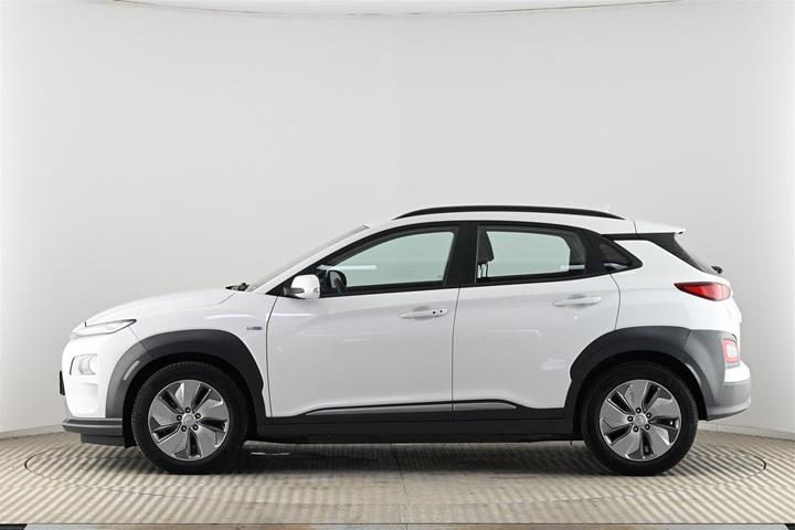 Hvid Hyundai Kona fra 2020