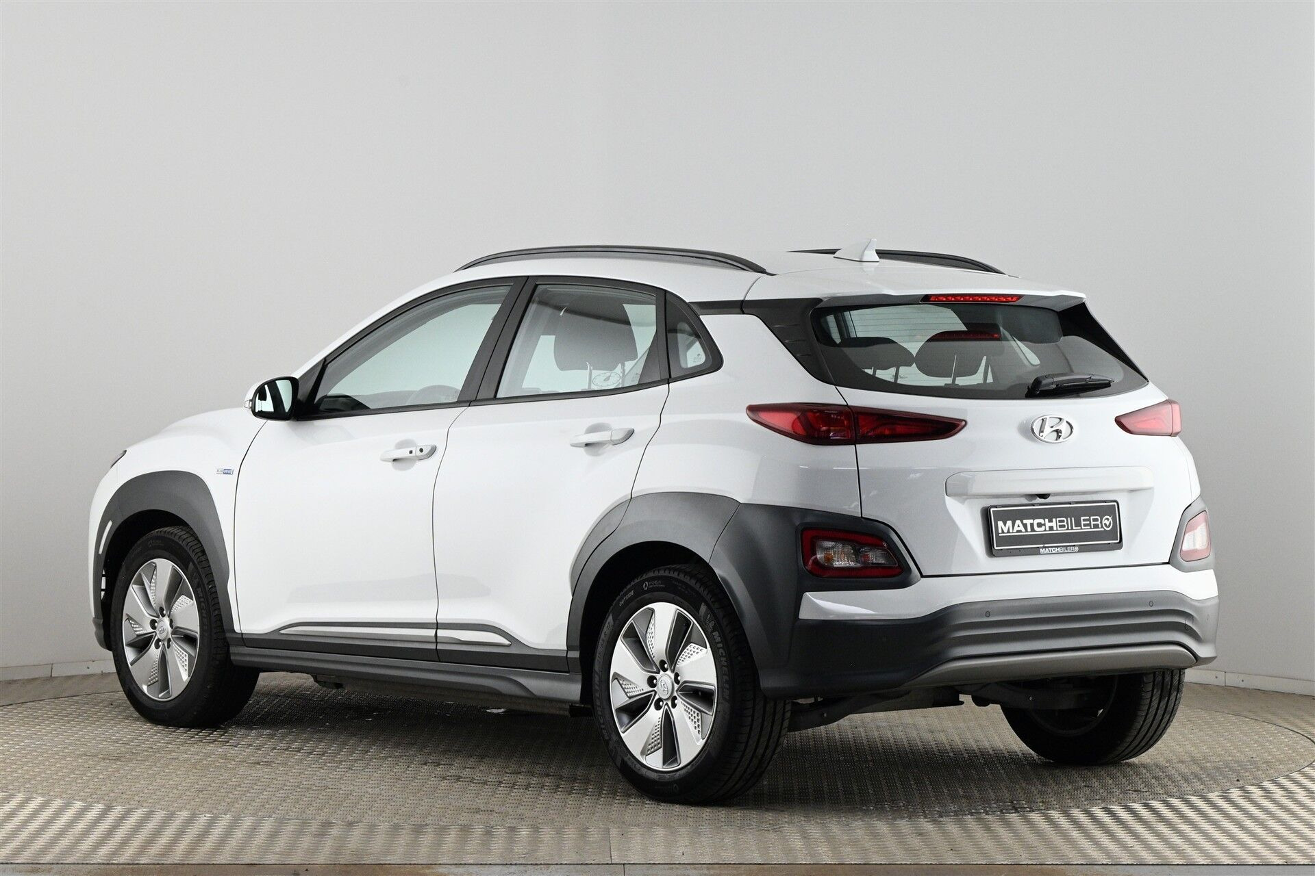 Hvid Hyundai Kona fra 2020