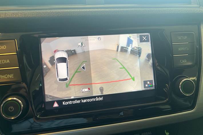 Grå Skoda Fabia fra 2021