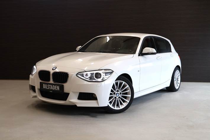 Hvid BMW 116i fra 2015