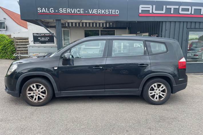Sort Chevrolet Orlando fra 2012