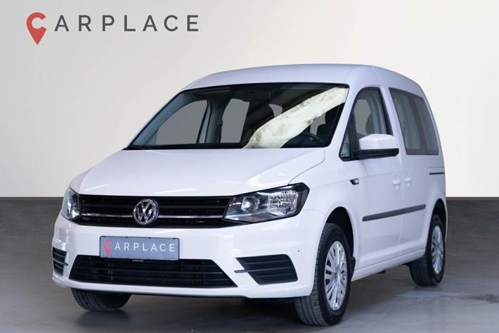 Hvid VW Caddy fra 2020