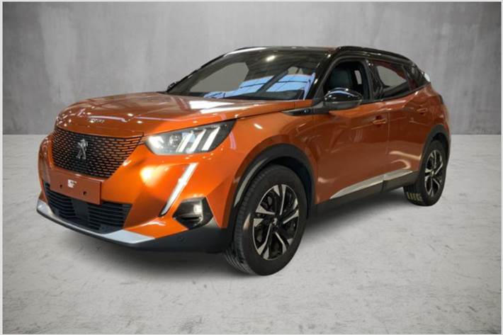 Orange Peugeot e-2008 fra 2022