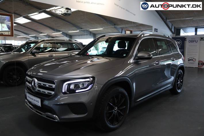 Grå Mercedes GLB200 d fra 2022
