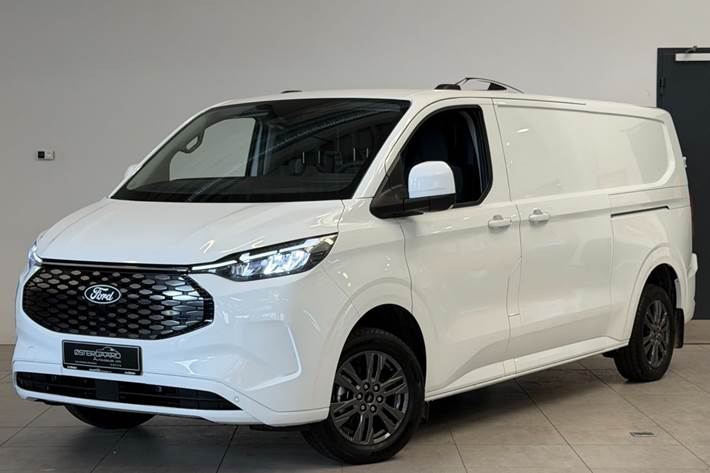Hvid Ford E-Transit Custom 340 L2 fra 2026