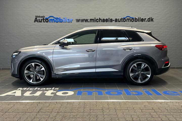 Grå Audi Q4 e-tron fra 2022