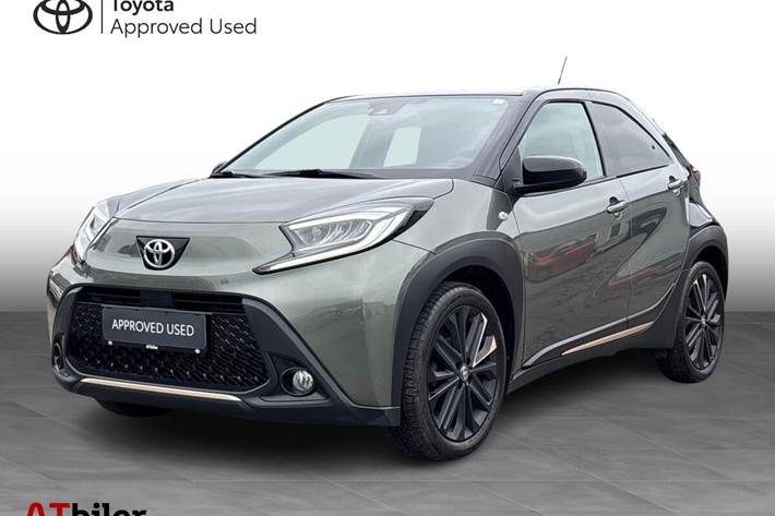 Grøn Toyota Aygo X fra 2023