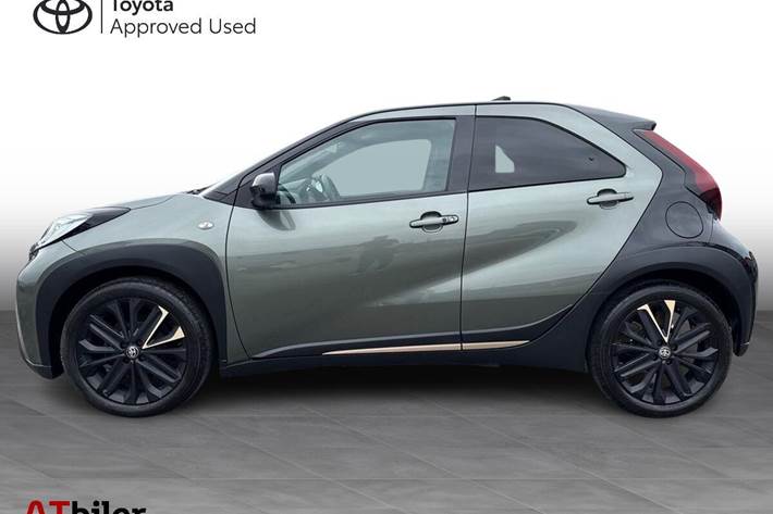 Grøn Toyota Aygo X fra 2023