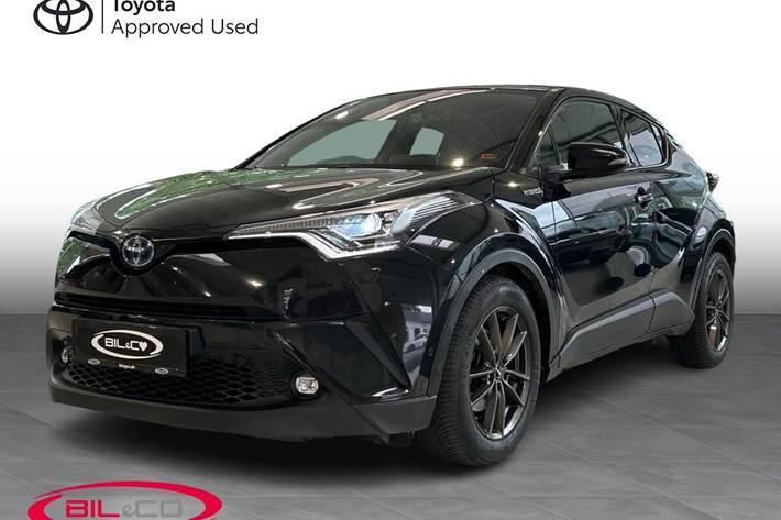 Sort Toyota C-HR fra 2019 set udefra