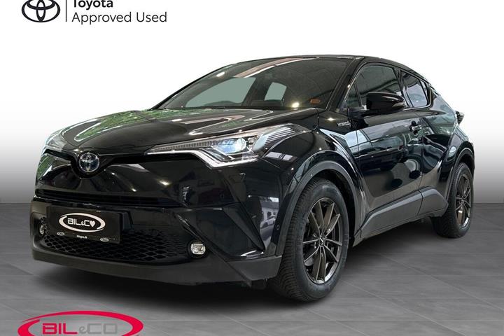 Sort Toyota C-HR fra 2019 set udefra