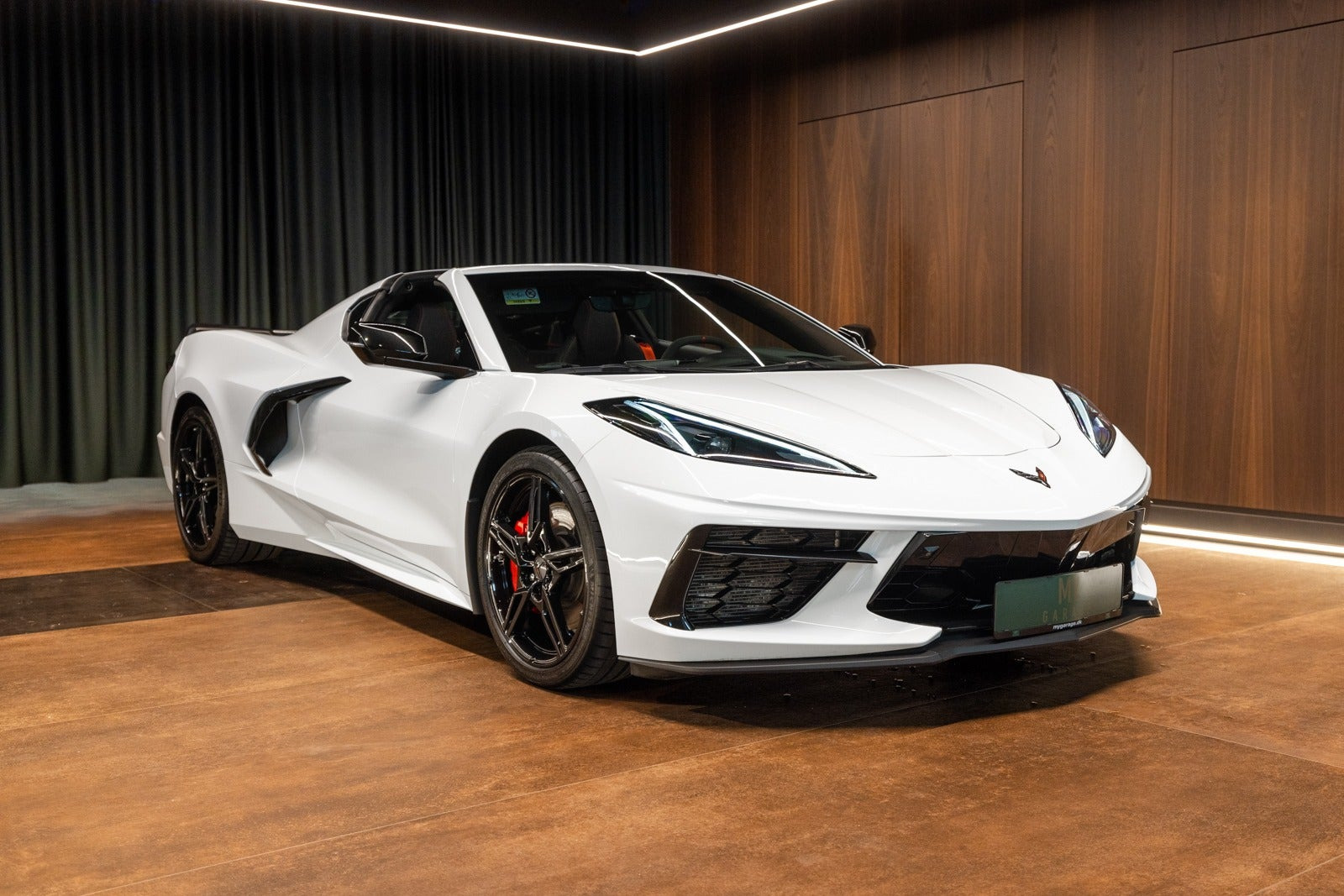 Hvid Chevrolet Corvette fra 2024