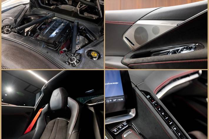 Hvid Chevrolet Corvette fra 2024