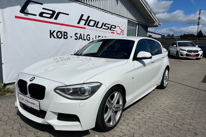 Hvid BMW 116i fra 2014
