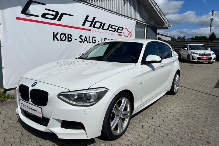 Hvid BMW 116i fra 2014