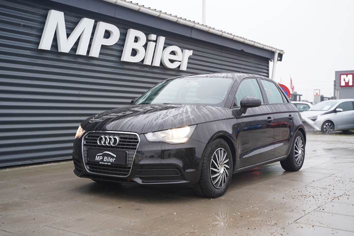 Sort Audi A1 fra 2014