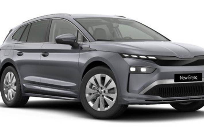 Grå Skoda Enyaq fra 2026
