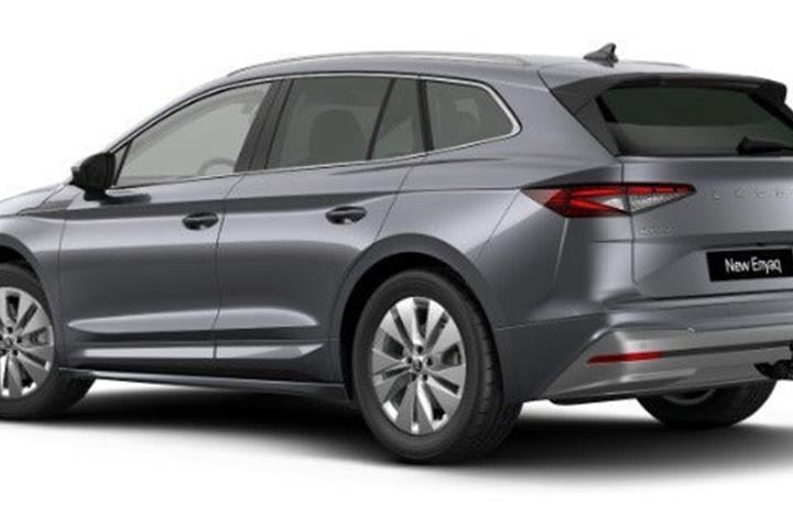 Grå Skoda Enyaq fra 2026