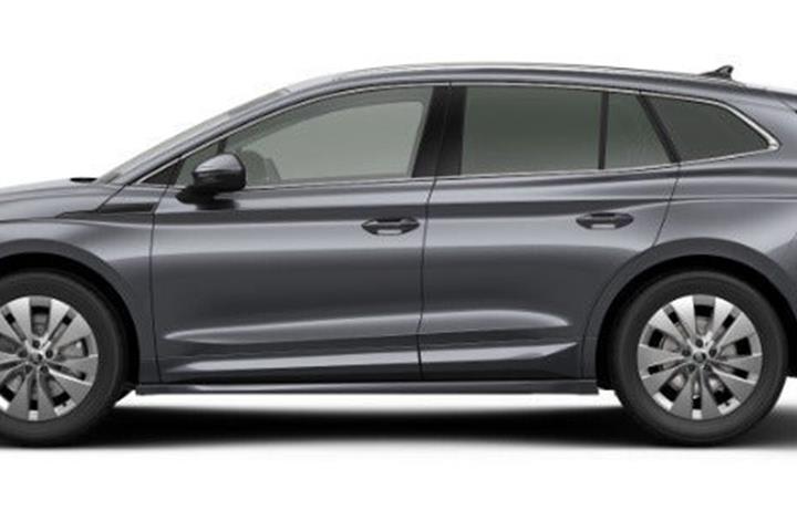Grå Skoda Enyaq fra 2026