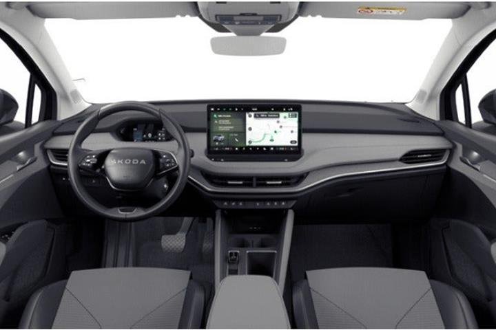Grå Skoda Enyaq fra 2026