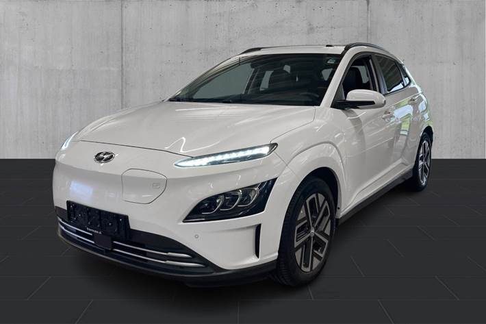 Hvid Hyundai Kona fra 2021