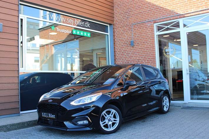 Sort Ford Fiesta fra 2019