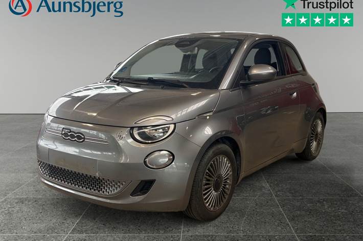 Sølv Fiat 500e fra 2022