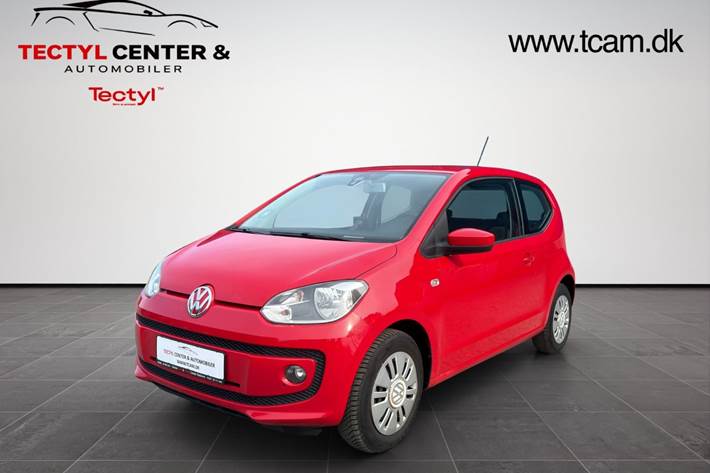 Rød VW UP! fra 2012