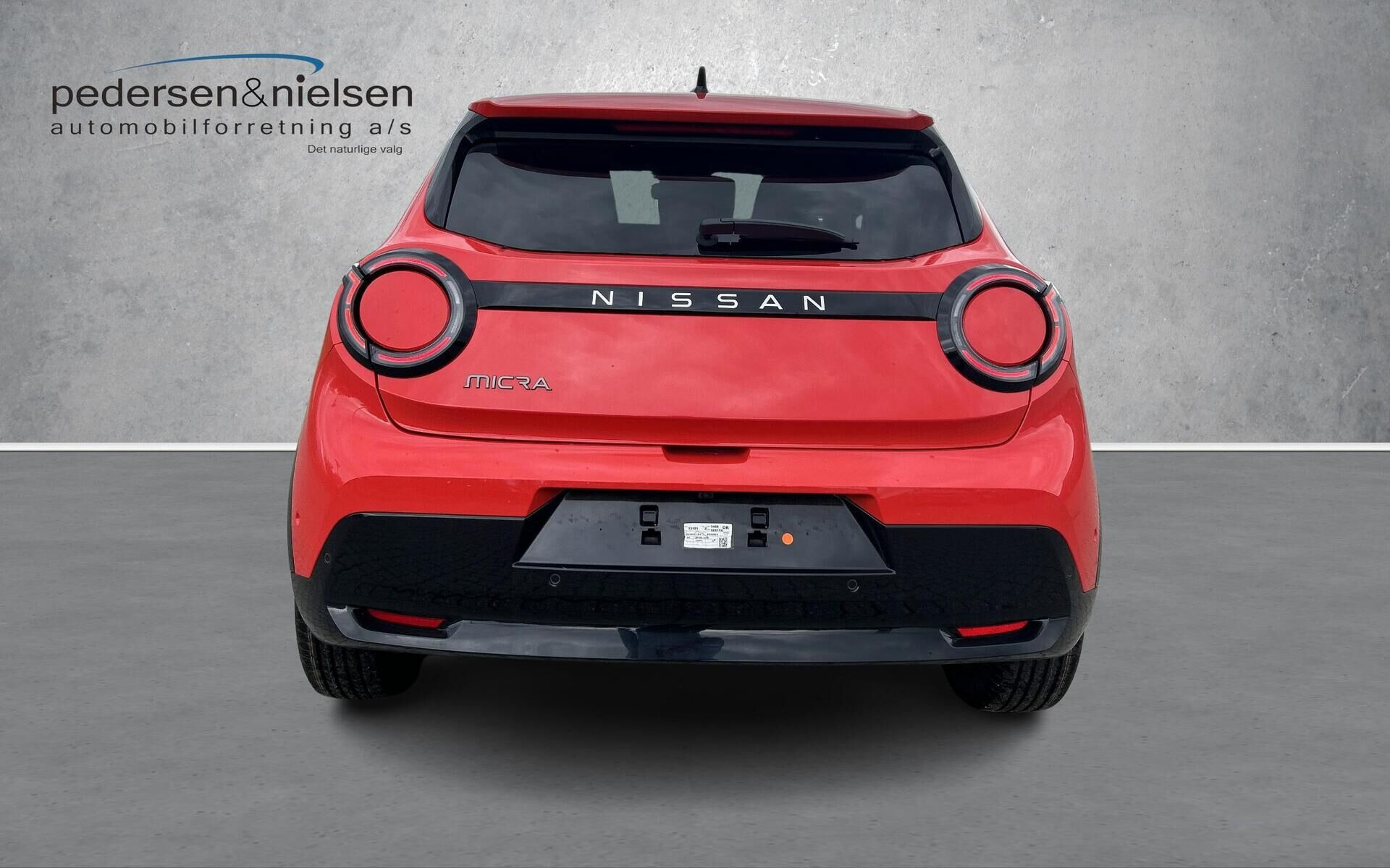 Rød Nissan Micra fra 2026
