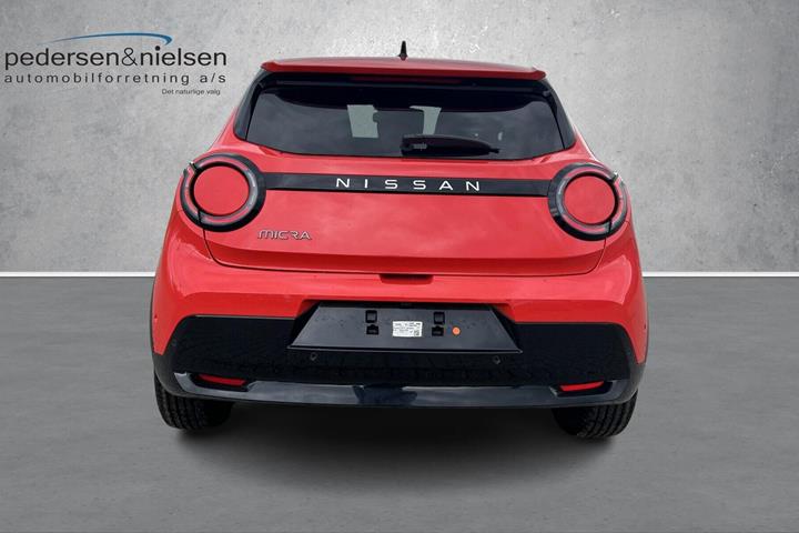 Rød Nissan Micra fra 2026