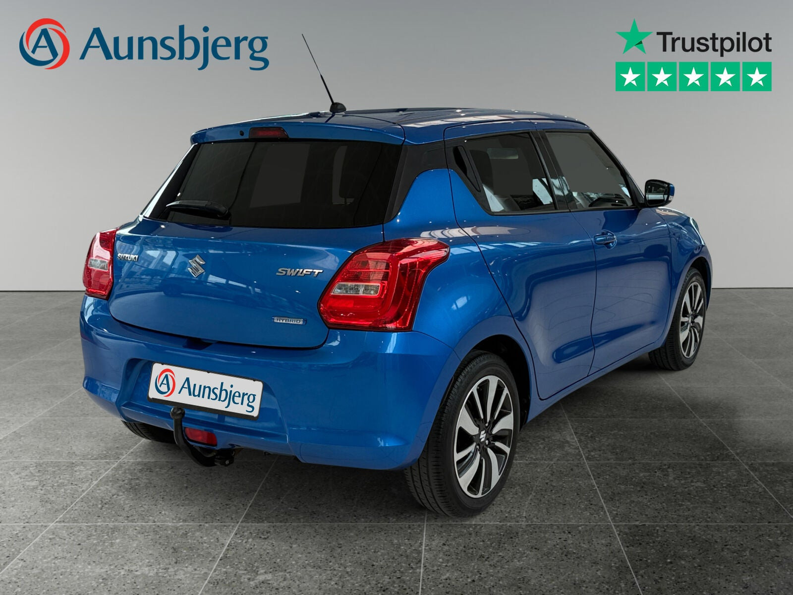 Blå Suzuki Swift fra 2020