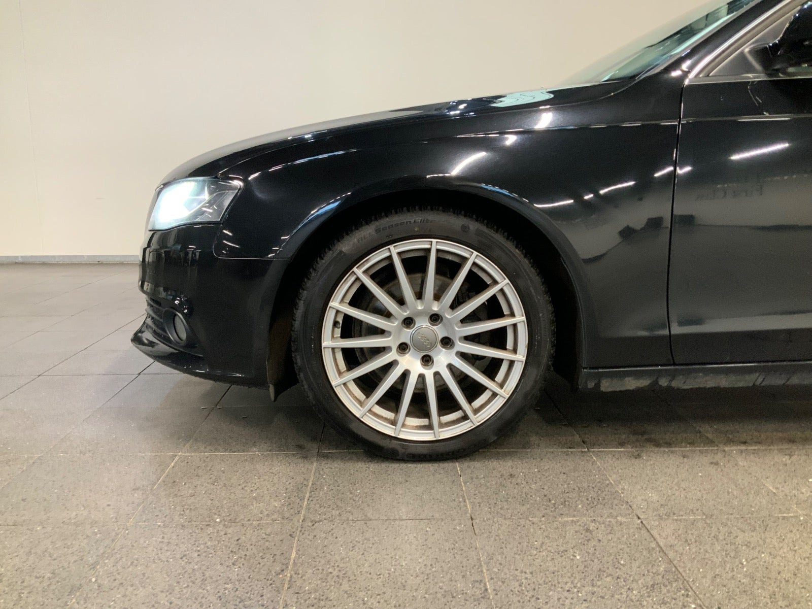 Sort Audi A4 fra 2008