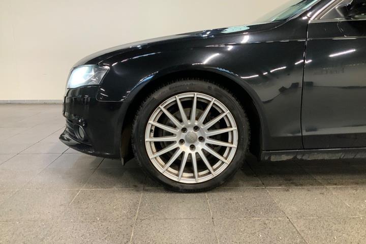 Sort Audi A4 fra 2008