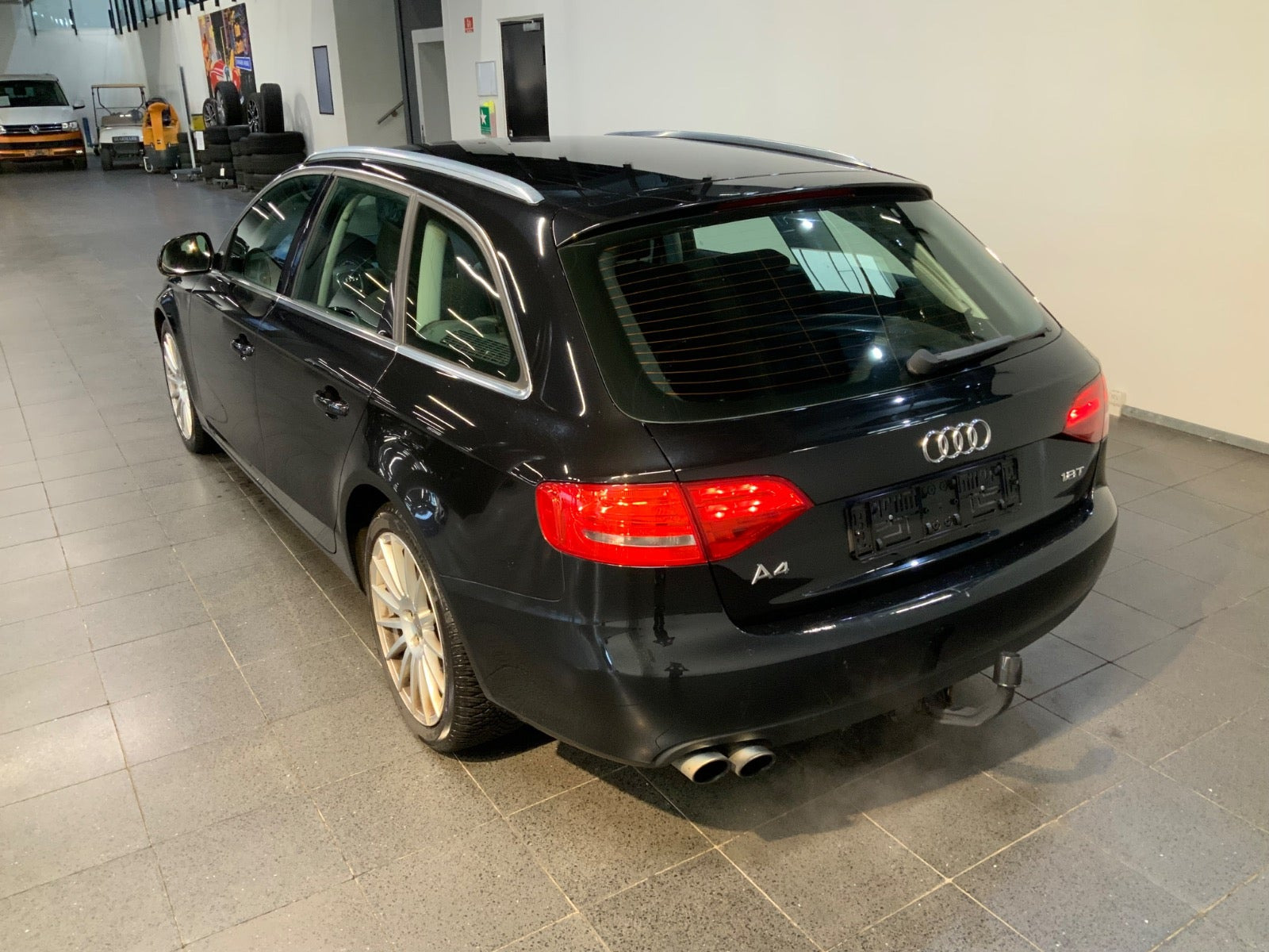 Sort Audi A4 fra 2008