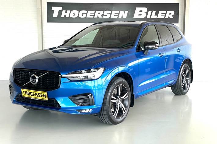 Blå Volvo XC60 fra 2021