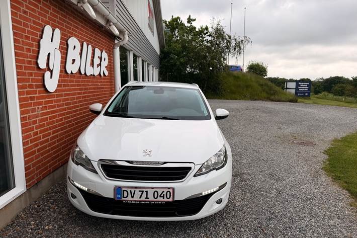 Hvid Peugeot 308 fra 2016