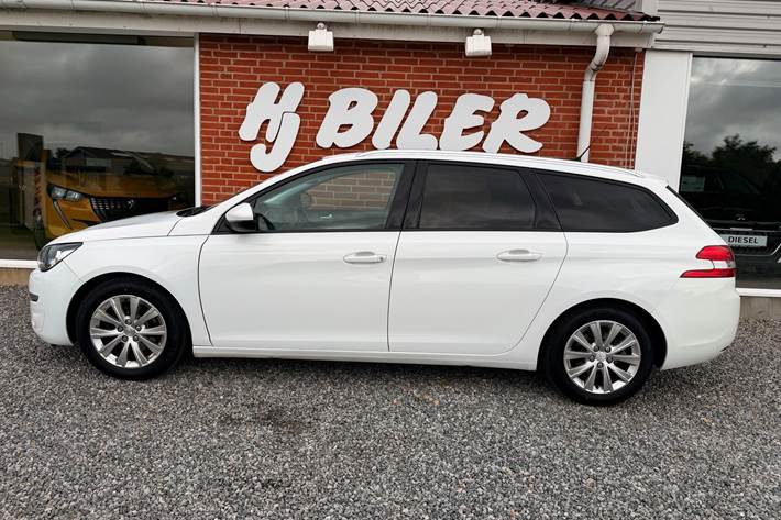 Hvid Peugeot 308 fra 2016