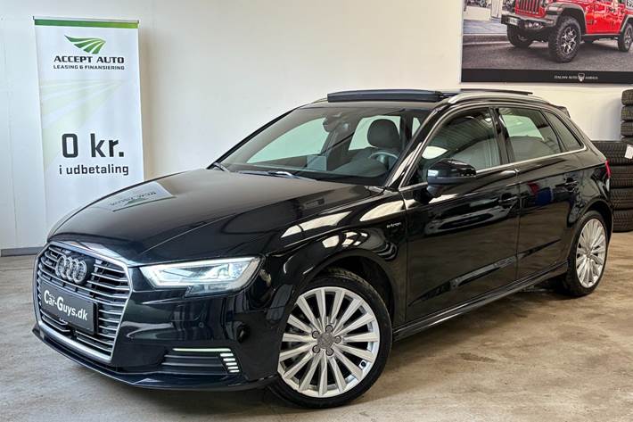 Sort Audi A3 fra 2017