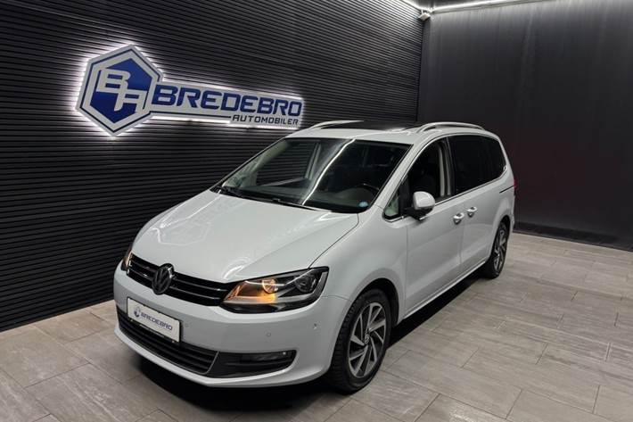 Hvid VW Sharan fra 2018