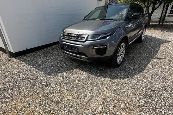 Grå Land Rover Range Rover evoque fra 2016