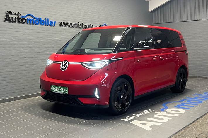Rød VW ID.Buzz fra 2025