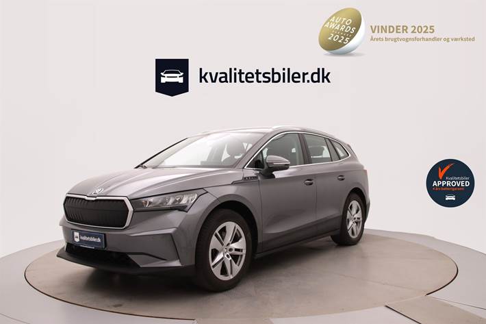 Grå Skoda Enyaq fra 2022