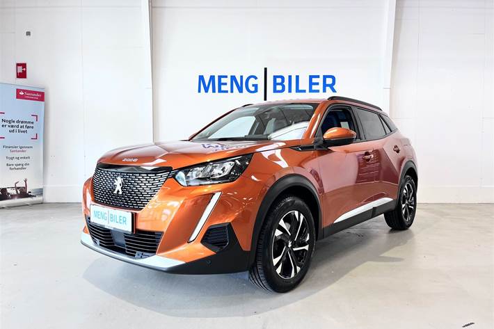 Orange Peugeot 2008 fra 2020